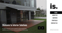 Desktop Screenshot of interiorsolutions.net.au