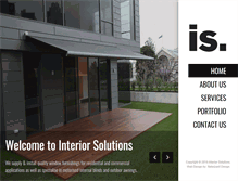 Tablet Screenshot of interiorsolutions.net.au